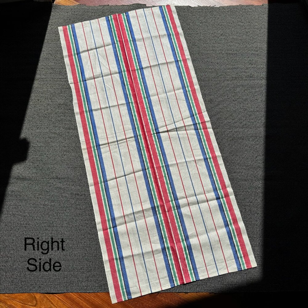 Striped Vintage Utility Kitchen Tea Towel - Picture 10 of 13